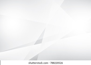 Abstract geometric white and gray color background. Vector, illustration.
