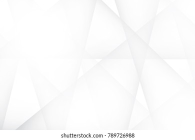 Abstract geometric white and gray color background. Vector, illustration.