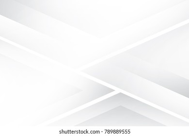 Abstract geometric white and gray color background. Vector, illustration.