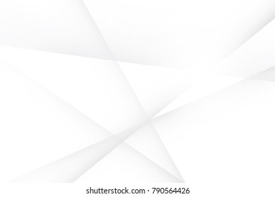 Abstract geometric white and gray color background. Vector, illustration.