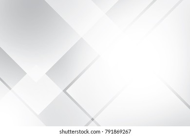 Abstract geometric white and gray color background. Vector, illustration.