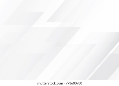 Abstract geometric white and gray color background. Vector, illustration.
