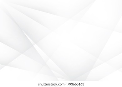 Abstract geometric white and gray color background. Vector, illustration.