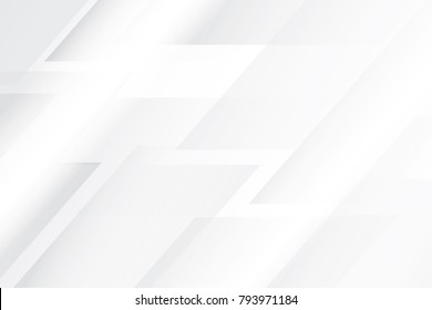 Abstract geometric white and gray color background. Vector, illustration.