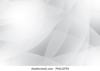 Abstract geometric white and gray color background. Vector, illustration.