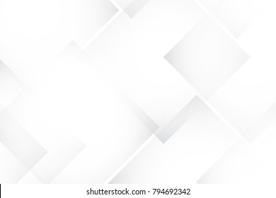 Abstract geometric white and gray color background. Vector, illustration.