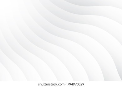 Abstract geometric white and gray color background. Vector, illustration.
