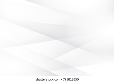 Abstract geometric white and gray color background. Vector, illustration.