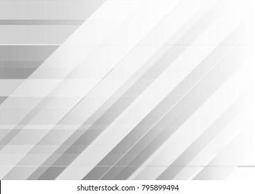 Abstract geometric white and gray color background