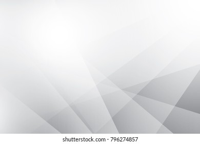 Abstract geometric white and gray color background. Vector, illustration.