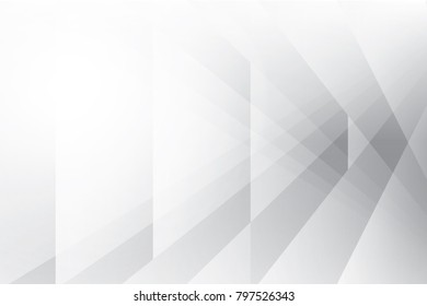 Abstract geometric white and gray color background. Vector, illustration.