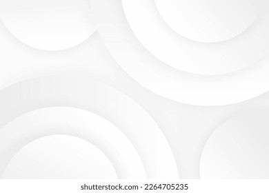 Abstract geometric white and gray gradient background