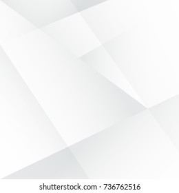 Abstract Geometric white and gray gradients background. Vector illustration