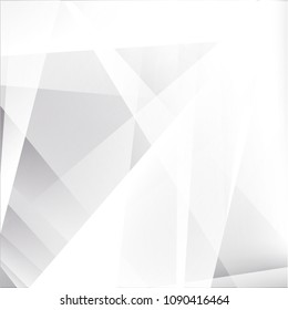 Abstract geometric white and gray modern for text message with layer on gray background, Business Concept, vector illustration