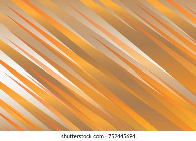 Abstract geometric white, gray and orange color background. Vector, illustration.