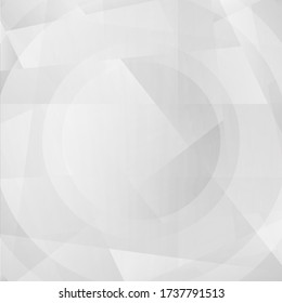 Abstract geometric white and gray polygon or lowpoly vector technology concept background. EPS10 illustration style design.