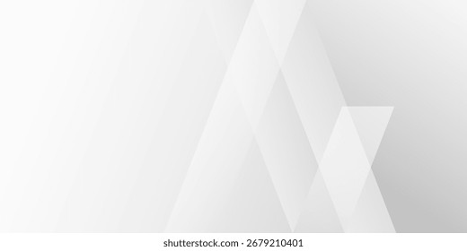 Abstract geometric white and gray shape modern background. texture white pattern. vector illustration