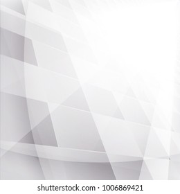 Abstract geometric white and gray with space modern design on Light gray silver background, vector illustration