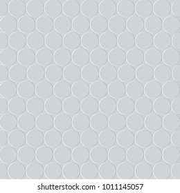 Abstract geometric white and gray with space modern design on Light gray silver background, vector illustration
