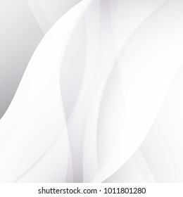 Abstract geometric white and gray with space modern design on Light gray silver background, vector illustration