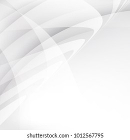 Abstract geometric white and gray with space modern design on Light gray silver background, vector illustration