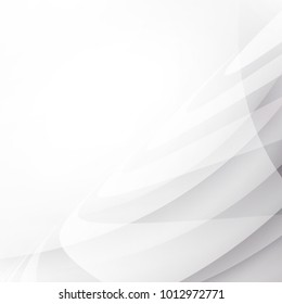 Abstract geometric white and gray with space modern design on Light gray silver background, vector illustration