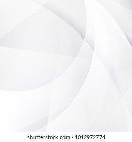 Abstract geometric white and gray with space modern design on Light gray silver background, vector illustration