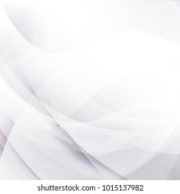 Abstract geometric white and gray with space modern design on Light gray silver background, vector illustration
