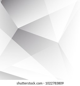 Abstract geometric white and gray with space modern design on Light gray silver background, vector illustration eps 10