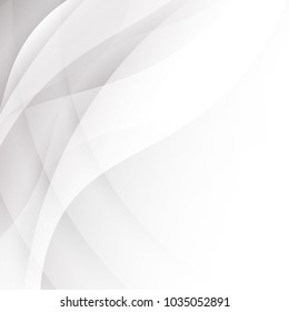 Abstract geometric white and gray with space modern design on Light gray silver background, vector illustration eps 10