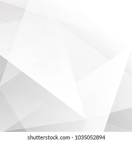 Abstract geometric white and gray with space modern design on Light gray silver background, vector illustration eps 10