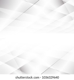 Abstract geometric white and gray with space modern design on Light gray silver background, vector illustration eps 10