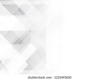 Abstract geometric white and gray with space modern design on Light gray background, vector illustration