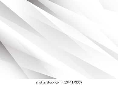 Abstract geometric white and gray with space modern design on Light gray background, vector illustration
