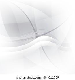 Abstract  geometric white and gray with space modern  design on Light  gray background, vector illustration