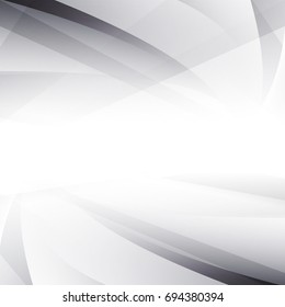 Abstract  geometric white and gray with space modern  design on Light  gray background, vector illustration