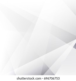 Abstract  geometric white and gray with space modern  design on Light  gray background, vector illustration