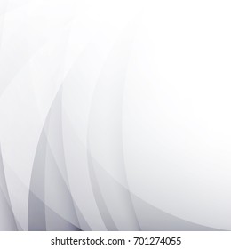 Abstract  geometric white and gray with space modern  design on Light  gray background, vector illustration