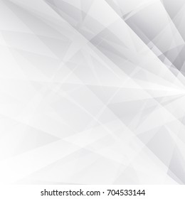 Abstract  geometric white and gray with space modern  design on Light  gray background, vector illustration