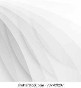 Abstract geometric white and gray with space modern design on Light gray background, vector illustration