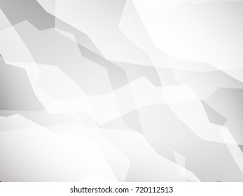 Abstract geometric white and gray with space modern design on Light gray silver background, vector illustration