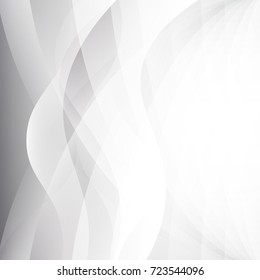 Abstract geometric white and gray with space modern design on Light gray silver background, vector illustration
