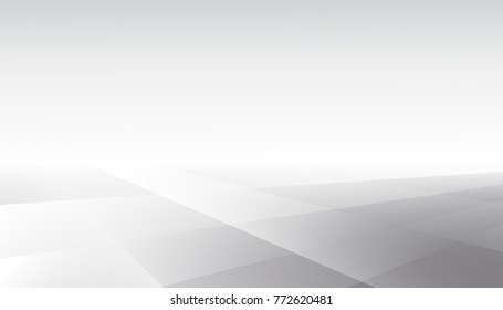 Abstract geometric white and gray with space modern design on Light gray silver background, vector illustration