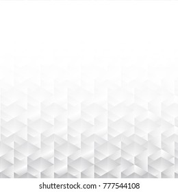 Abstract geometric white and gray with space modern design on Light gray silver background, vector illustration