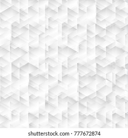 Abstract geometric white and gray with space modern design on Light gray silver background, vector illustration