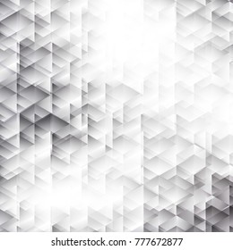 Abstract geometric white and gray with space modern design on Light gray silver background, vector illustration