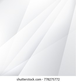 Abstract geometric white and gray with space modern design on Light gray silver background, vector illustration