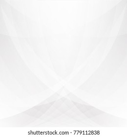 Abstract geometric white and gray with space modern design on Light gray silver background, vector illustration