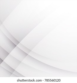 Abstract geometric white and gray with space modern design on Light gray silver background, vector illustration