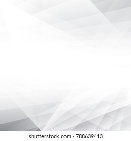 Abstract geometric white and gray with space modern design on Light gray silver background, vector illustration